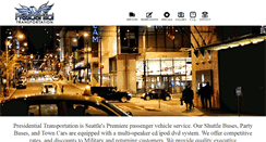 Desktop Screenshot of presidentialtranspo.com